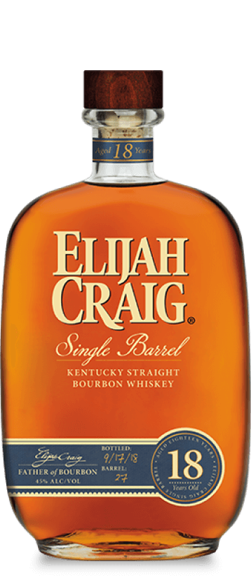 Elijah Craig 18 Year Old Single Barrel