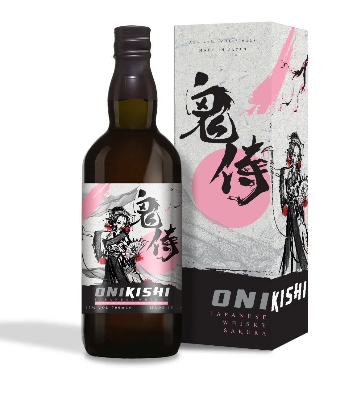 Onikishi Japanese Whisky “Deadly Sakura Cherry Blossom Cask Finish”